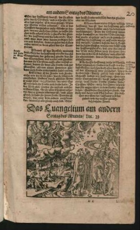 Das Evangelium am andern Sontag des Advents ...