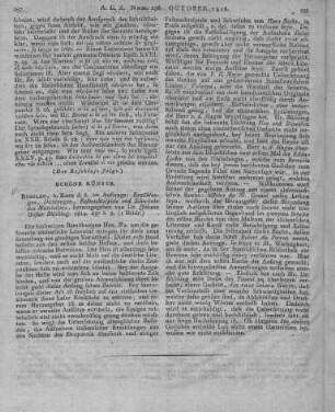 Erzählungen, Dichtungen, Fastnachtspiele und Schwänke des Mittelalters. Hrsg. v. J. G. Büsching. Breslau: [Graß & Barth] 1814