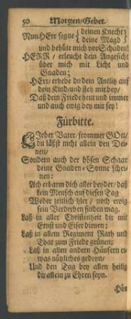 Fürbitte