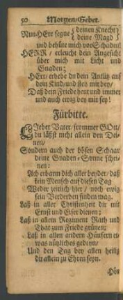 Fürbitte