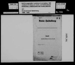 Vorbereitung und Durchführung der außerordentlichen Kreisversammlung vom 30. Juli 1929