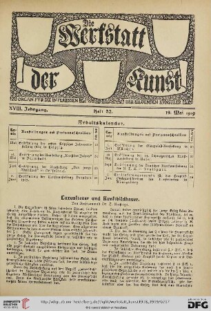 18: Luxussteuer und Kunstbildhauer