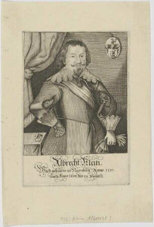 Bildnis des Albrecht Klein