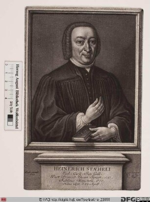 Bildnis Heinrich Stäheli(n)