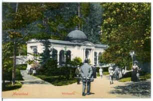 Marienbad. Waldquelle (1840, 1869) : Marienbad. Kolonnade der Waldquelle (1840, 1869; F. Zickler)
