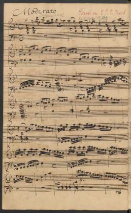 Sonaten; cemb; B-Dur; H 51; Wq 65/20