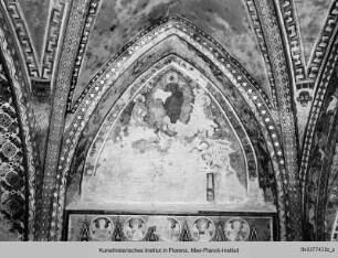 Gewölbedekoration : Ostlünette: Verklärung Christi