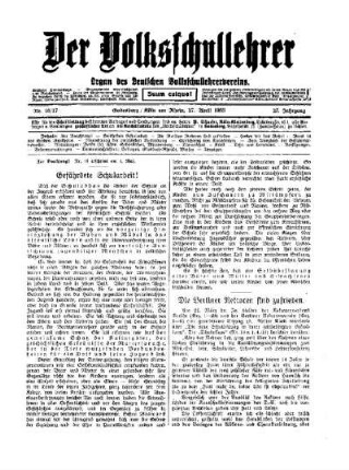 Gefährdete Schularbeit!