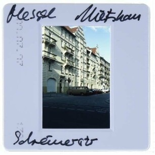 Berlin, Wohnanlage Proskauer Straße : Ansicht Schreinerstr.