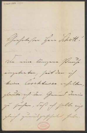 Brief an B. Schott's Söhne : 16.08.1888