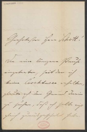 Brief an B. Schott's Söhne : 16.08.1888