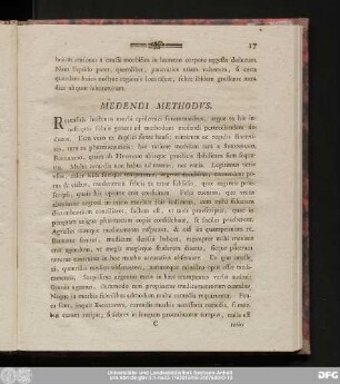 Medendi Methodus.