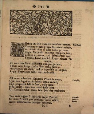 Oratio carminica De Iustitia Armorum Austriacorum ex Genealogia et Historiis hactenus tractatis deducta