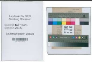 Entnazifizierung Ludwig Lautenschlaeger , geb. 27.02.1888 (Vorstandsmitglied)