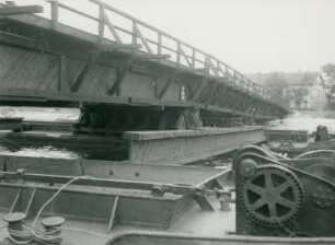 Brückenbau über den Njemen bei Kowno, Sowjetunion, 1941
