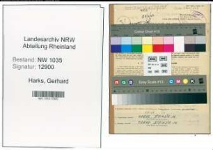 Entnazifizierung Gerhard Harks , geb. 17.03.1910 (Polizist)