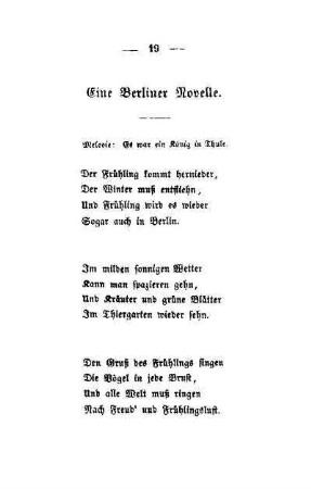 Eine Berliner Novelle