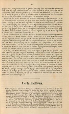 Vierde hoofdstuk. Welke Europeanen, behalve de Portugezen, Oostindien bevaren hebben. ...