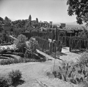 Alhambra — Palacio del Generalife — Obere Gärten