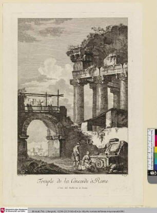 Temple de la Concorde à Rome