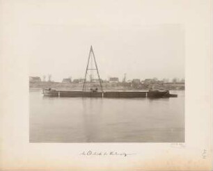 Oderbrücke, Niederwutzen: Ansicht der Baustelle