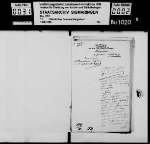 Imnau: Verschiedene Zehntsachen