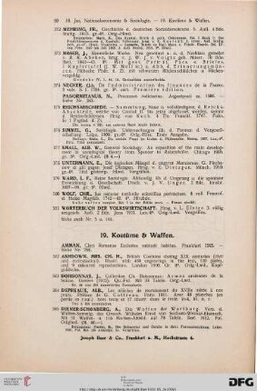 Kostüme und Waffen (Nr. 382-406)