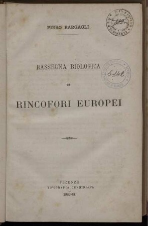 Rassegna Biologica Di Rincofori Europei