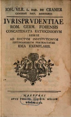 Iurisprudentia Roman. German. Forensis