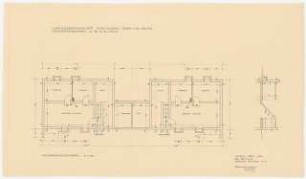 Siedlung Hinrichssegen, Bruckmühl Doppelwohnhaus: Grundriss Keller 1:50