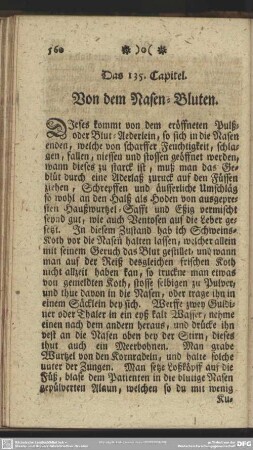 Das 135. Capitel. Von dem Nasen-Bluten