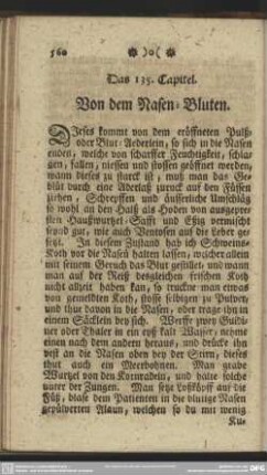 Das 135. Capitel. Von dem Nasen-Bluten
