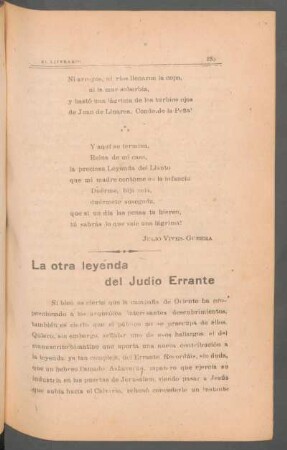 La otra leyenda del Judío Errante : [Traducción]