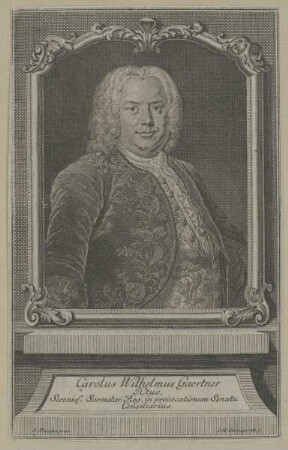 Bildnis des Carolus Wilhelmus Gaertner