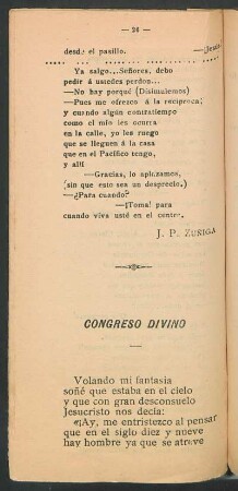 Congreso divino