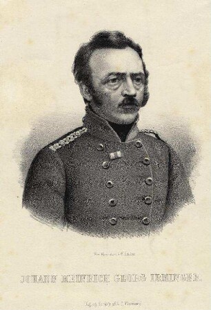 Bildnis von Johann Heinrich Georg Irminger (1798-1854)