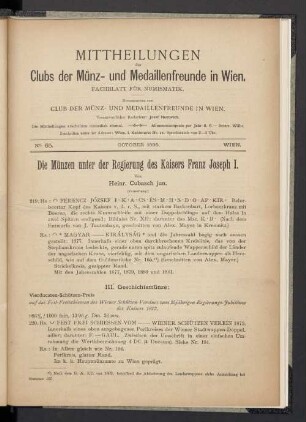 N° 65. October 1895. Wien