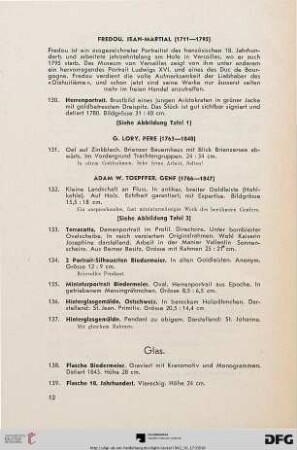 Glas (Nr. 138-143)