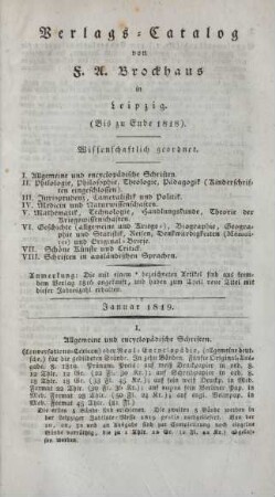 Verlags-Catalog