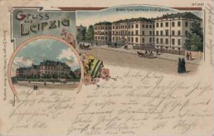 Gruss aus Leipzig: Städt. Krankenhaus zu St. Jacob
