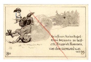 Kriegs-Karte Nr. 65: Kein Feuer, keine Kugel ... Krupp'sche Kanonen ... (verboten)