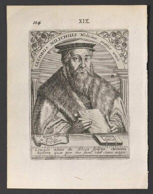 Porträt Jakob Milich (1501-1559)