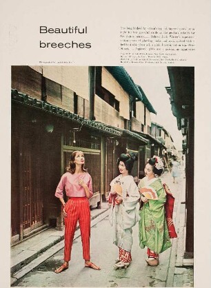 Modeaufnahme, Tearsheet (Mademoiselle)