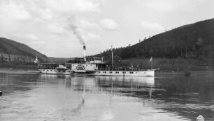 Sächsische Schweiz. Personen-Seitenraddampfer "Schmilka" (1897, Werft Blasewitz)
