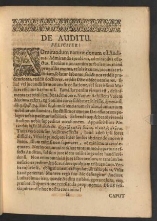 De Auditu.