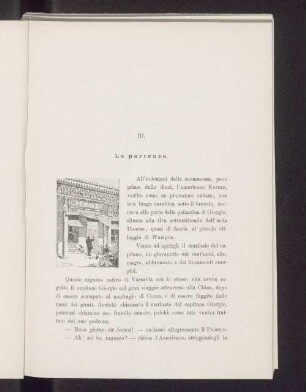 III. La partenza.