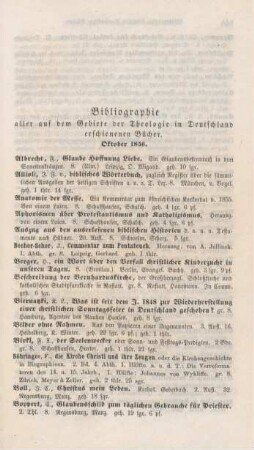 145-151 Bibliographie deutscher theologischer Bücher