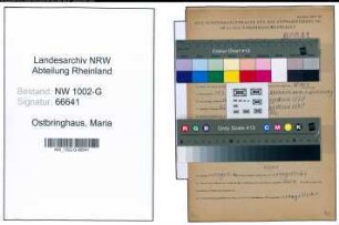 Entnazifizierung Maria Ostbringhaus, geb. 19.03.1891 ()