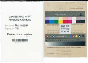 Entnazifizierung Hans Joachim Penner , geb. 05.12.1920 ()