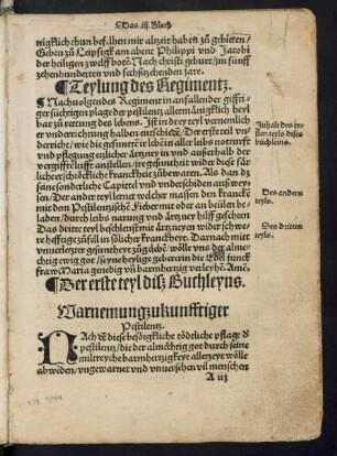 Der erste teyl diß Buchleyns.